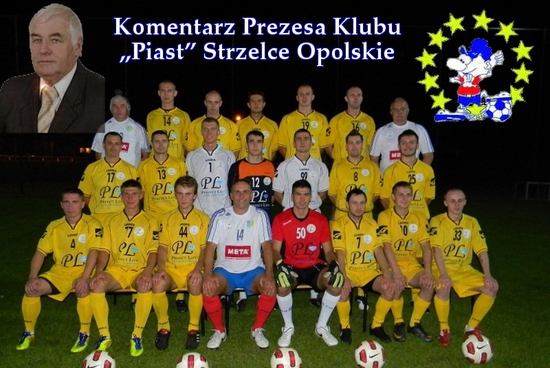 Komentarz Prezesa Klubu „piast” Strzelce Opolskie Stowarzyszenie Klub Sportowy Piast 9216