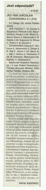 Wycinki gazet sezonu 2004/05