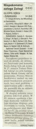 Wycinki gazet sezonu 2004/05
